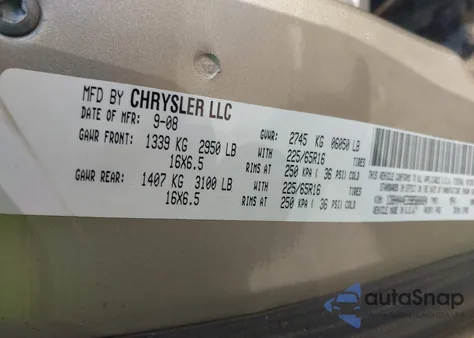 2009 Dodge Grand Caravan Se z USA, uszkodzony, nr VIN 1D8HN44E39B508094